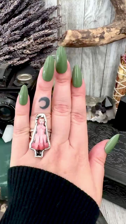 The Weirdlings - Fine Silver Ring Size 8 / One of a Kind