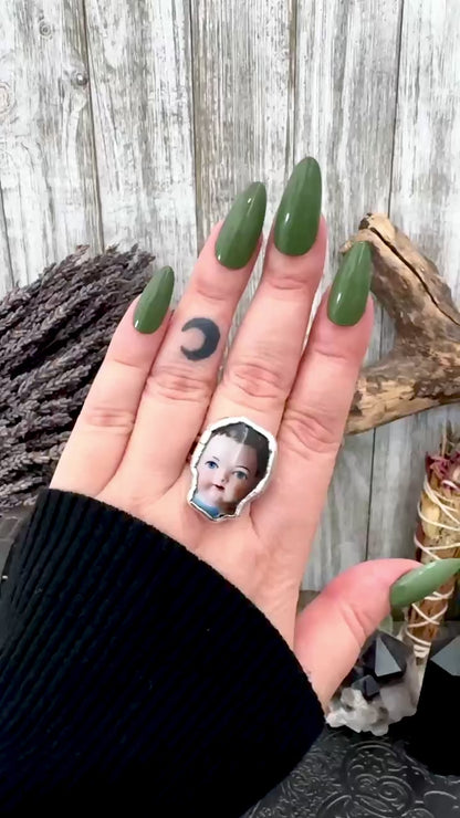 The Weirdlings - Fine Silver Ring Size 11 / One of a Kind