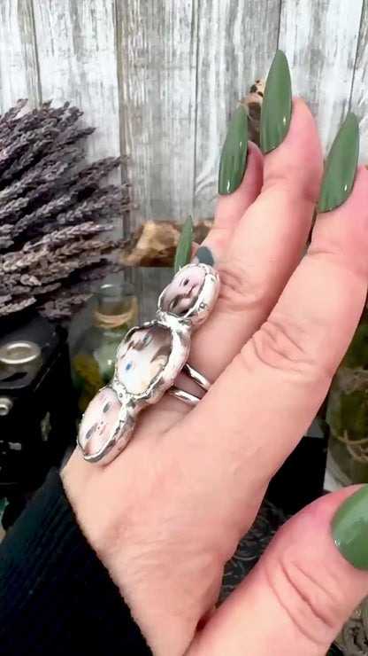 The Weirdlings - Fine Silver Ring Size 9 / One of a Kind