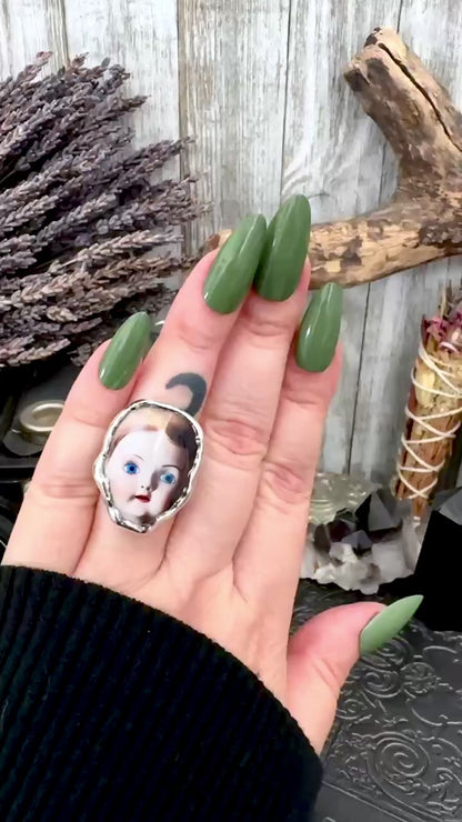 The Weirdlings - Fine Silver Ring Size 7 / One of a Kind
