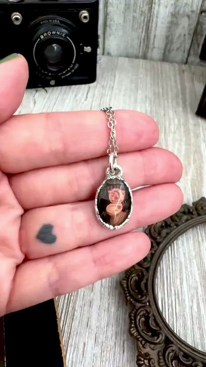 Road To Nowhere - Vintage Dive Bar Toilet Necklace Fine Silver - One of a Kind