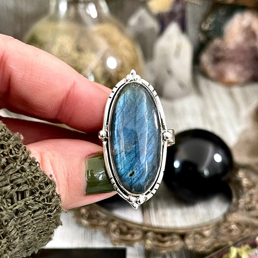 Big Bold Jewelry, Big Crystal Ring, Big Labradorite Ring, Big Ring, Big Statement Ring, Big Stone Ring, Bohemian Ring, Boho Jewelry, Boho Ring, Crystal Ring, Etsy ID: 1389342642, Foxlark Alchemy, FOXLARK- RINGS, Gypsy Ring, Jewelry, Labradorite Jewelry, R