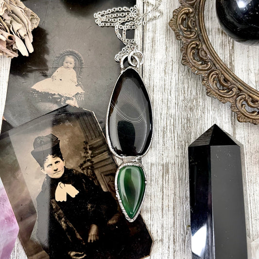big crystal jewelry, Black Agate, Black Agate Necklace, Bohemian Jewelry, Crystal Jewelry, Crystal Necklace, Crystal Necklaces, Etsy ID: 1616075832, FOXLARK- NECKLACES, Gothic Jewelry, Gothic Necklace, Gothic Pendent, Jewelry, Necklaces, Statement Necklac
