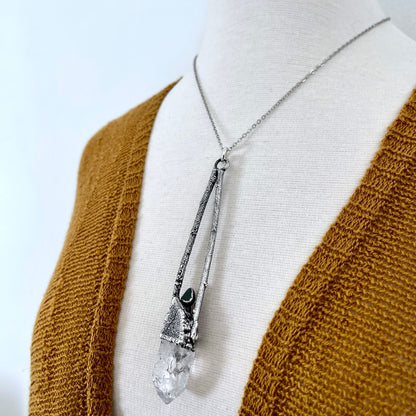 big crystal Necklace, Bohemian Jewelry, Crystal Necklaces, Crystal Pendant, Etsy ID: 1655473548, FOXLARK- NECKLACES, Jewelry, nature inspired, Necklaces, Quartz pendent, Raw Quartz jewelry, Silver Jewelry, Silver Necklace, Silver Stone Jewelry, Statement
